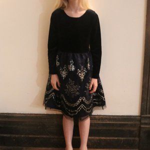 Dark Blue Sparkly Dress